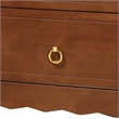 Baxton Studio Seamus 6-Drawer Dresser with Carved Bobbin Frame