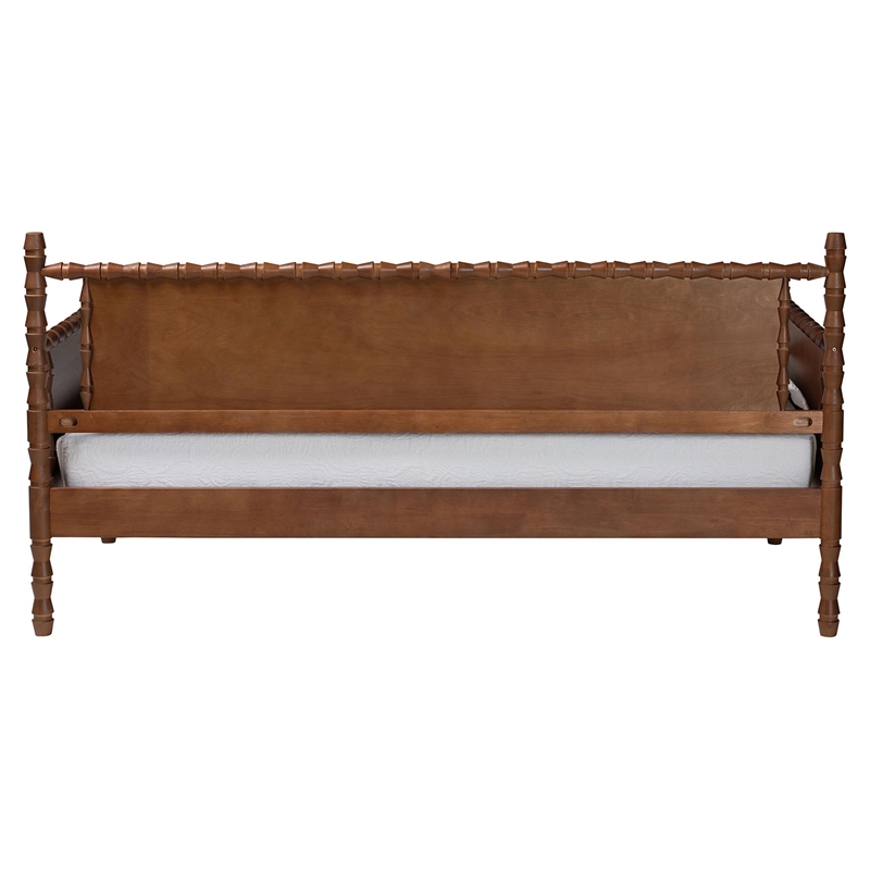 Baxton Studio Danette Bobbin Wood Daybed Twin