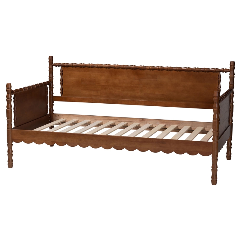 Baxton Studio Danette Bobbin Wood Daybed Twin