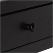 Baxton Studio Lucera 6-Drawer Platform Bed with Bobbin Frame Twin Black