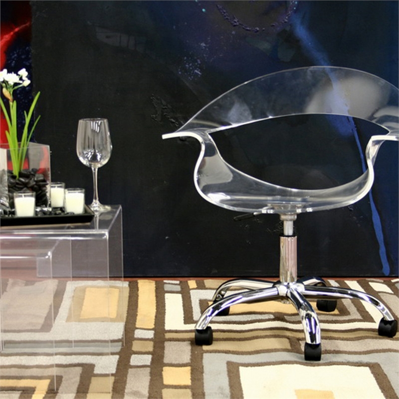 Elia Office Chair in Clear