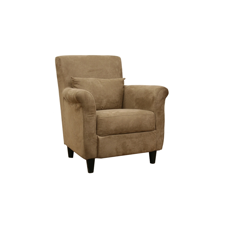 Marquis Fabric Club Arm Chair in Tan