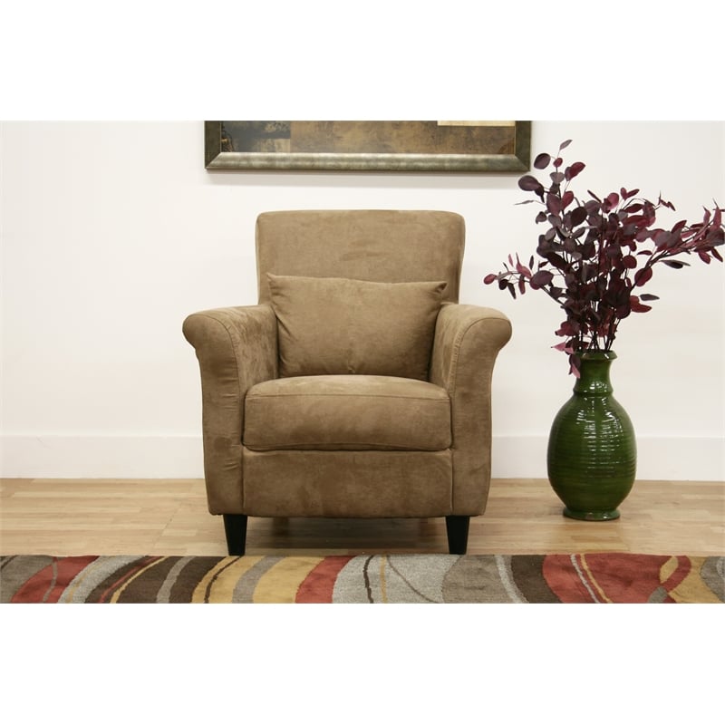 Marquis Fabric Club Arm Chair in Tan