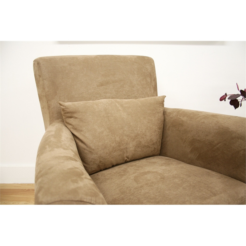 Marquis Fabric Club Arm Chair in Tan