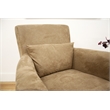 Marquis Fabric Club Arm Chair in Tan