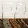 Lino Dining Chair in Clear (Set of 2)