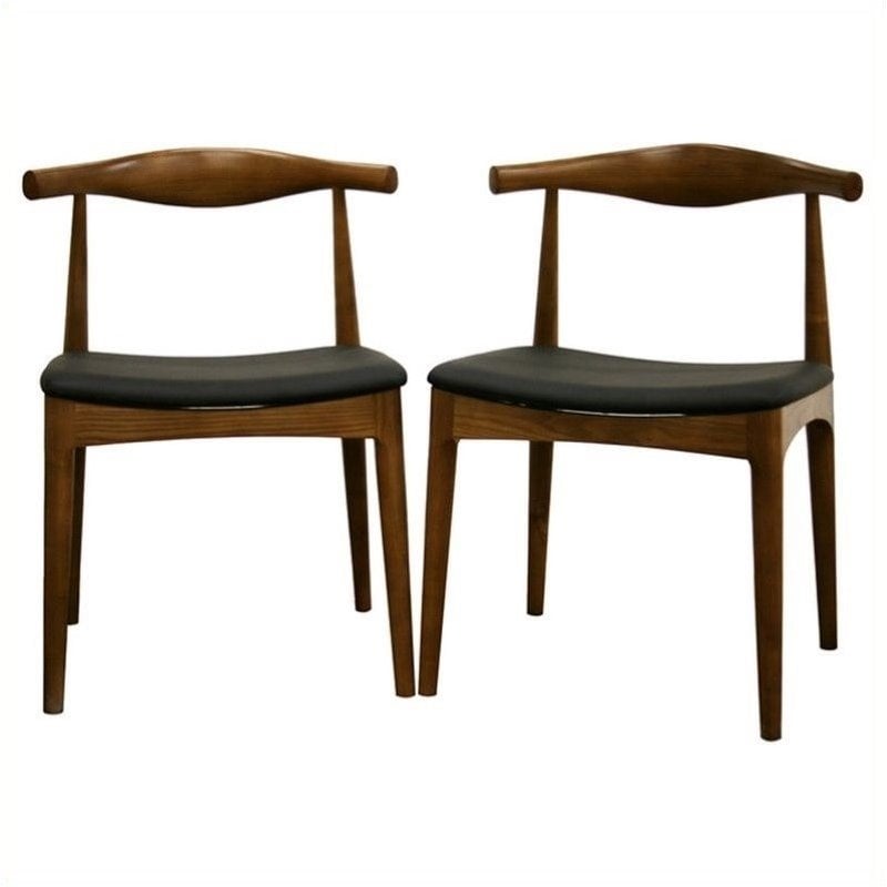 Accent Dining Chair in Walnut (Set of 2)