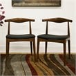 Accent Dining Chair in Walnut (Set of 2)