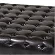 Pemberly Square Ottoman in Dark Brown