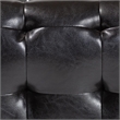 Pemberly Square Ottoman in Dark Brown