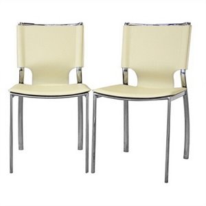 montclare dining chair in ivory (set of 2)