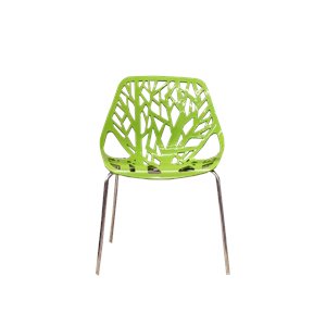 Birch Sapling Dining Chair in Green (Set of 2)