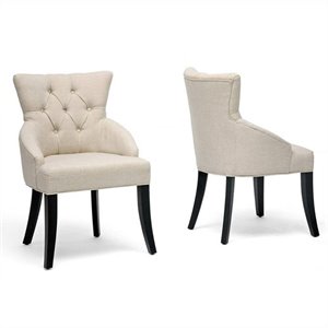 halifax dining chair in beige (set of 2)
