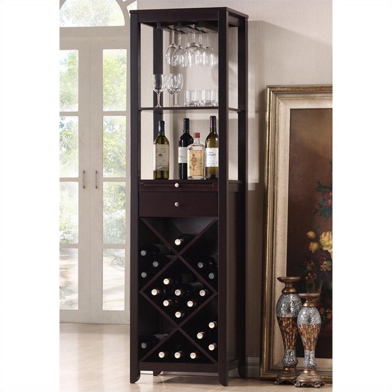 Austin Wine Tower in Dark Brown