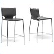 Montclare Counter Stool in Black (Set of 2)