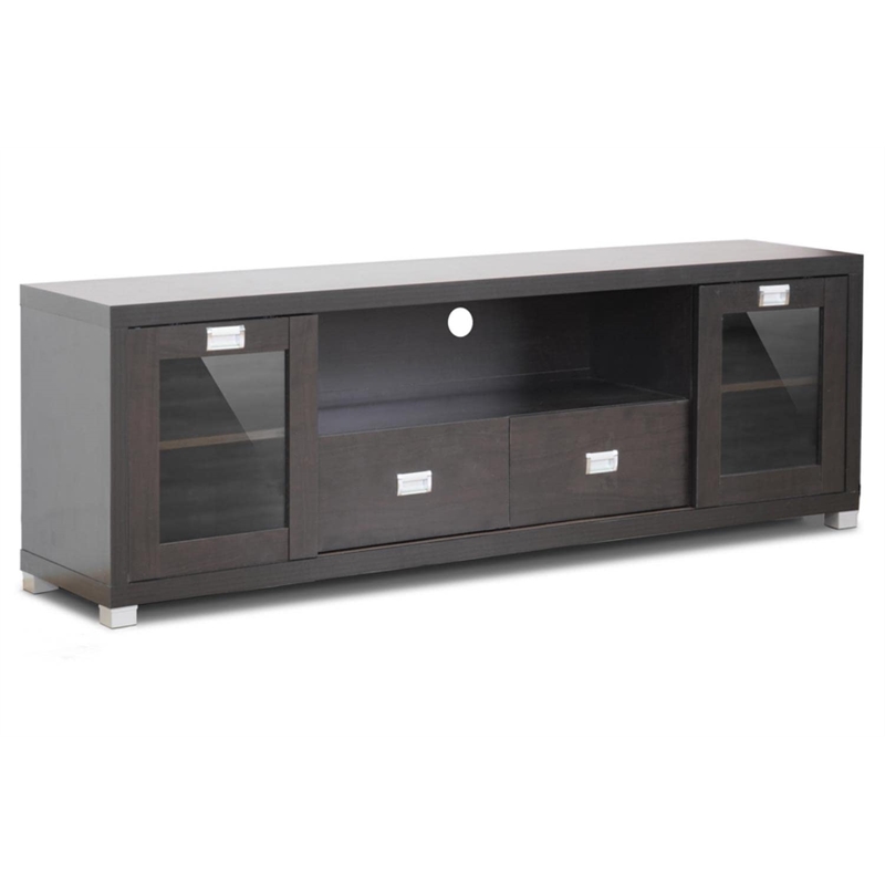 Baxton Studio Gosford TV Stand in Brown