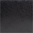 Square Leather Ottoman Footstool in Black