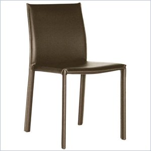 baxton studio burridge dining chair in brown (set of 2)