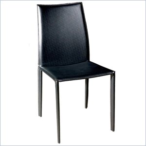 rockford dining chair in black (set of 2)