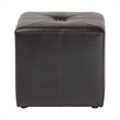 Aric Ottoman in Dark Brown