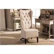 Vincent Tufted Accent Chair in Beige