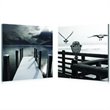 Lake Lookout Mounted Print Diptych in Multicolor