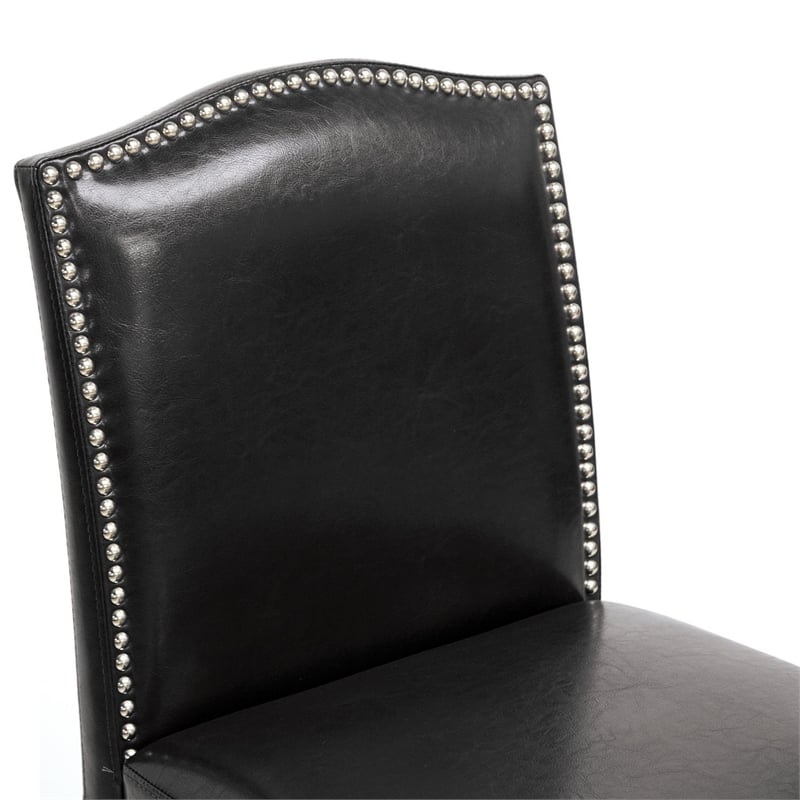 Libra Bar Stool in Black (Set of 2)