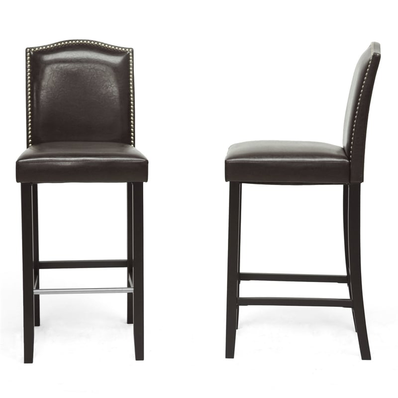 Libra Bar Stool in White (Set of 2)