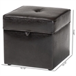 Sydney Ottoman in Dark Brown