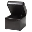 Sydney Ottoman in Dark Brown