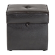 Sydney Ottoman in Dark Brown