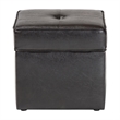 Sydney Ottoman in Dark Brown