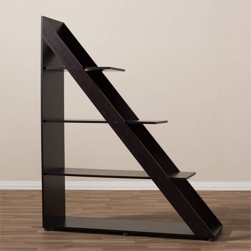 Psinta Shelving Unit in Dark Brown