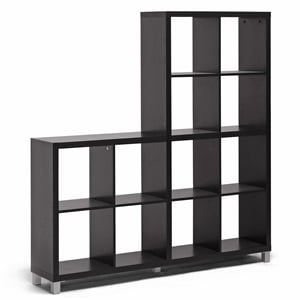 Sunna Cube Shelving Unit in Dark Brown