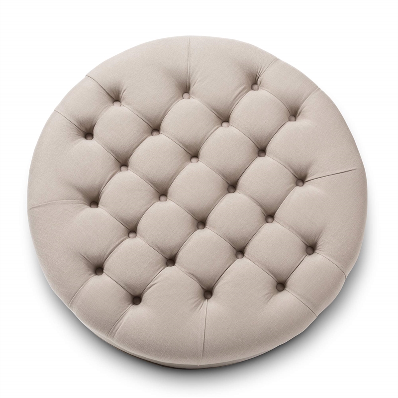 Palfrey Ottoman in Beige