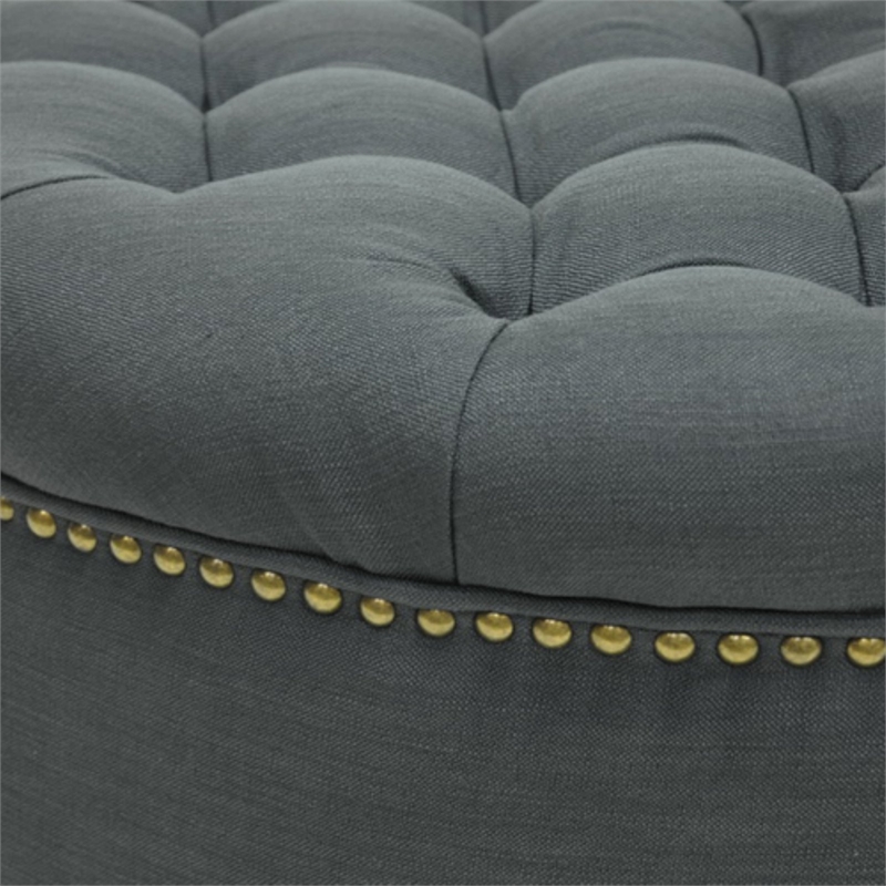 Iglehart Ottoman in Gray