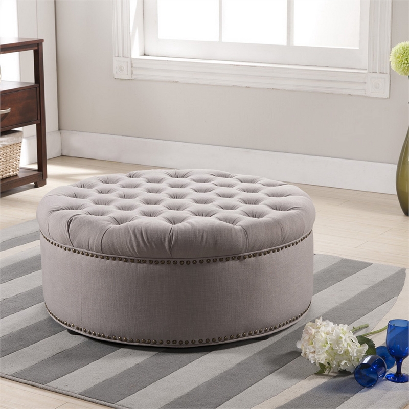 Iglehart Ottoman in Beige