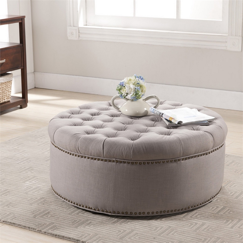 Iglehart Ottoman in Beige