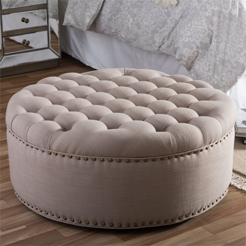 Iglehart Ottoman in Beige