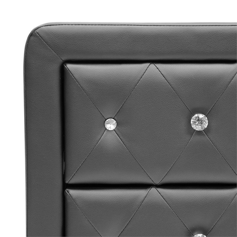 Baxton Studio Stella Nightstand in Black