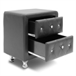 Baxton Studio Stella Nightstand in Black