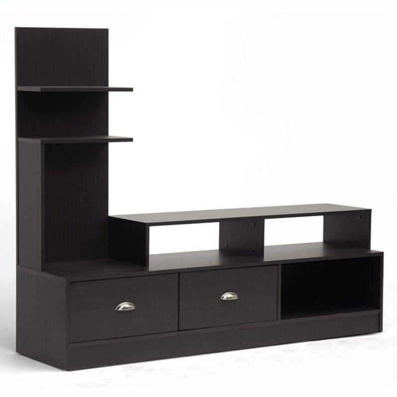 Baxton Studio Armstrong TV Stand in Espresso   FTV 906