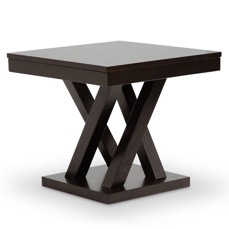Everdon End Table in Cappuccino