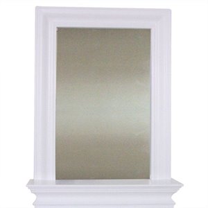 Elegant Home Fashions Stratford Wall Mirror in White