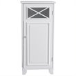 Elegant Home Fashions Dawson 1-Door Floor Cabinet in White