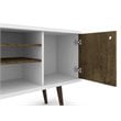 Manhattan Comfort Liberty Solid Wood TV Stand for TVs up to 50