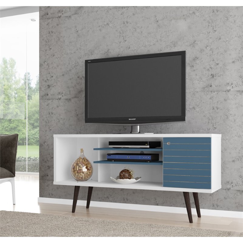 Manhattan Comfort Liberty Solid Wood TV Stand for TVs up to 50