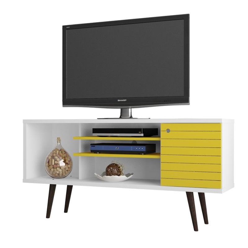 Manhattan Comfort Liberty Wood TV Stand for TVs up to 50