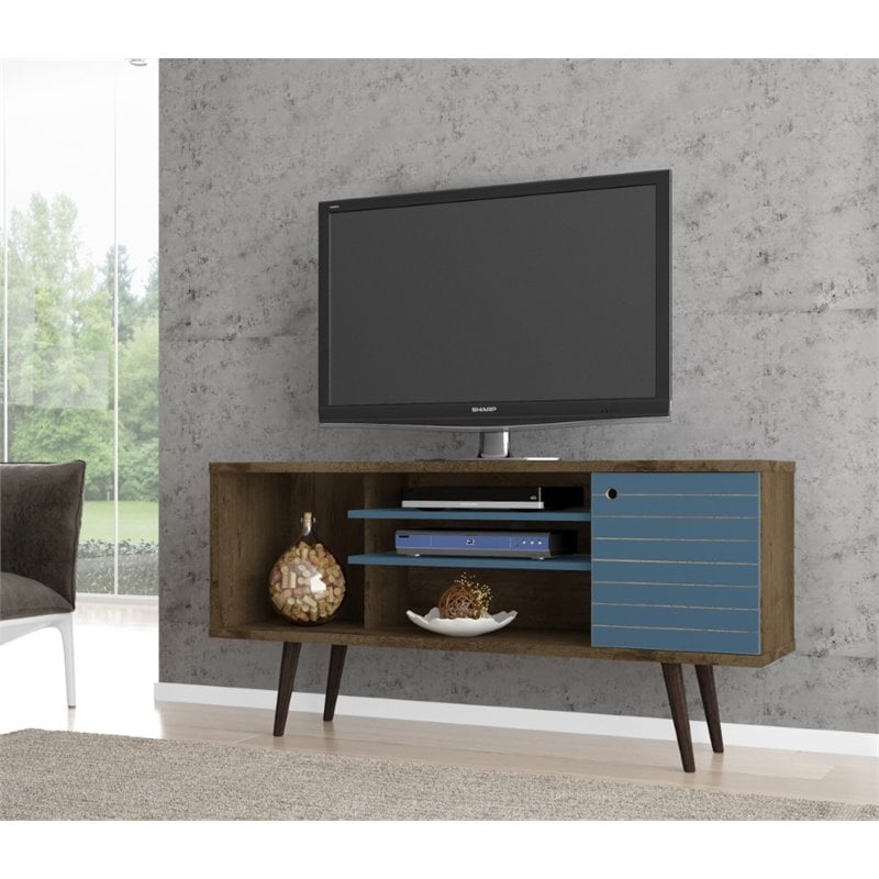 Manhattan Comfort Liberty Wood TV Stand for TVs up to 50