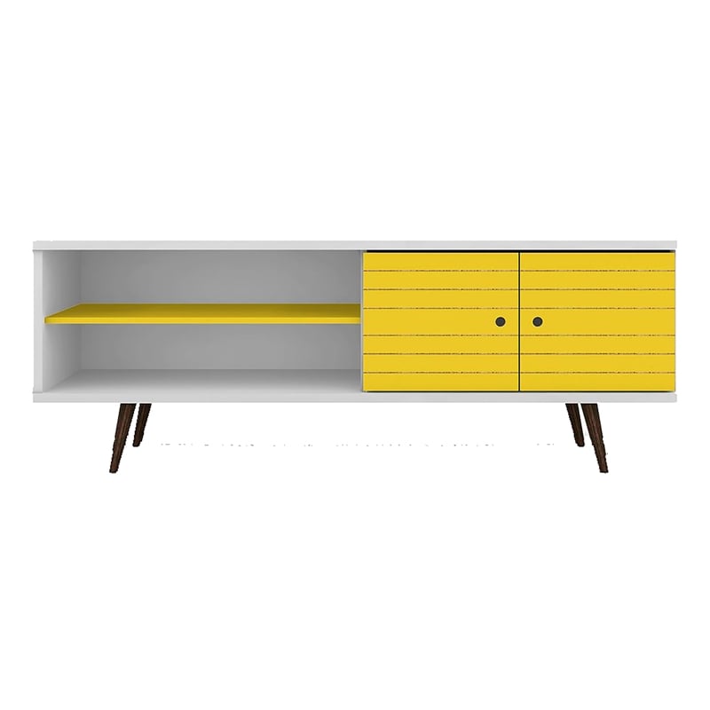 Manhattan Comfort Liberty Wood TV Stand for TVs up to 60